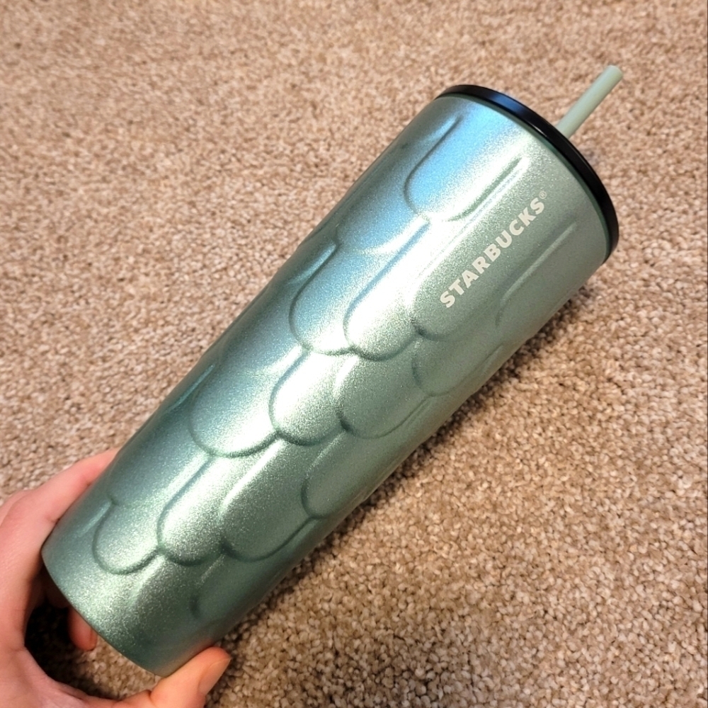 Starbucks Stainless Steel Mermaid Tail Venti Tumbler 24oz Cup